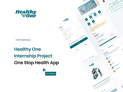 Healthy One - One Stop Health App 3d animation app appdesign branding consultation design doctor graphic design health healthy one hospital illustration logo medical motion graphics ui uidesign ux uxdesign