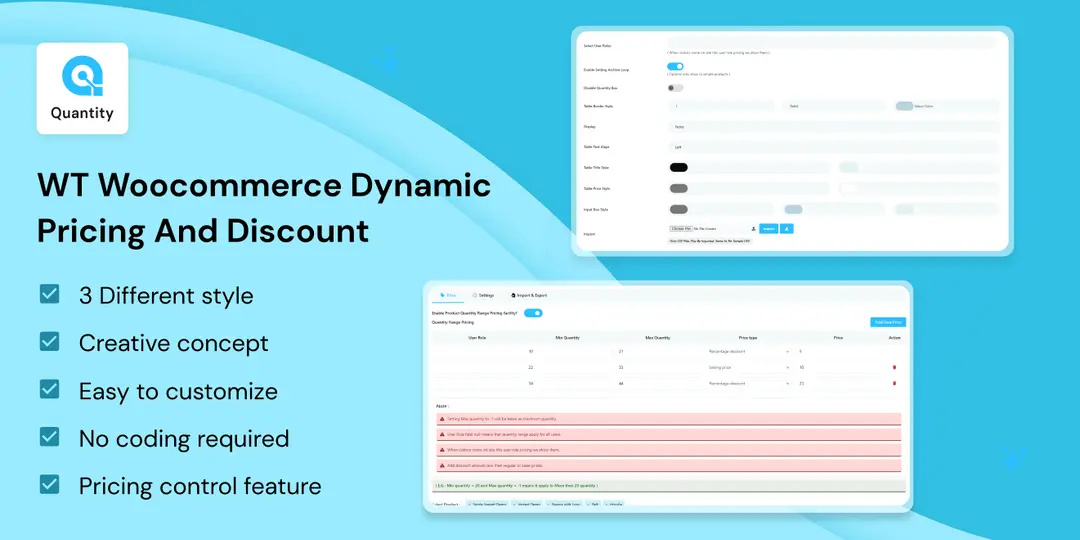 WT Woocommerce Dynamic Pricing And Discount plugin 🔥Advanced🔥 bulk discount plugin bulk discounts discount rules for woocommerce ecommerce plugin online store plugin design plugin design template plugins premium plugins uiux design web development website development woocommerce woocommerce plugins wordpress plugin wordpress plugins yith dynamic pricing