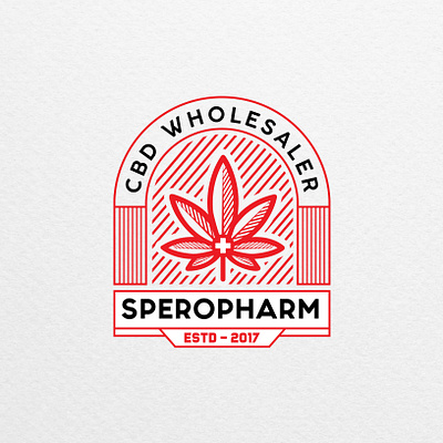 Spero Pharm - CBD Wholesaler badge logo brand brand designer branding cbd cbd logo graphic design graphic designer logo logo designer logo ideas logo maker logos vintage logo