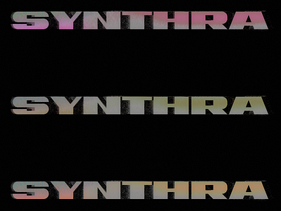 Synthra branding design graphic design logo mood treatmeant type typography