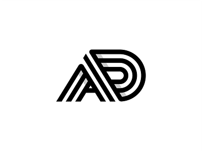 AD monogram ad ad monogram icon line logo logo logotype mark monogram symbol