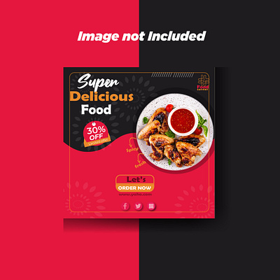 food social media branding graphic design logo