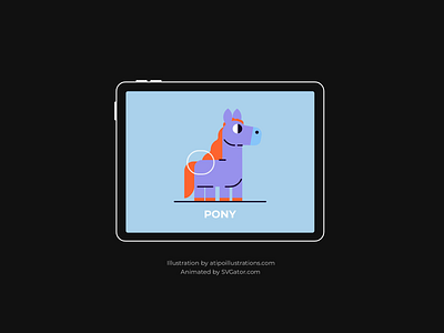 Kiddie Canvas Illustrations - Animated Animal Characters animal animation app atipo character cute design graphic design illustration kid motion graphics playful svg animation svgator