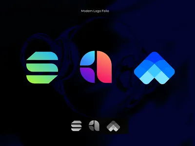 modern letter logo design app icon creative logo fintech logo gradient logo icon logo letter letter logo design logo design logo designer logo typo minimalist logo modern logo professional logo designer saas logo tech logo tech loo typo logo