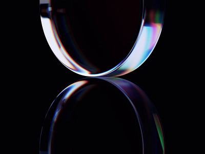 Minimalist animation 3d abstract animation background black blender branding clean colorful design endless geometric glass iridescent loop minimalist refraction render shape simple