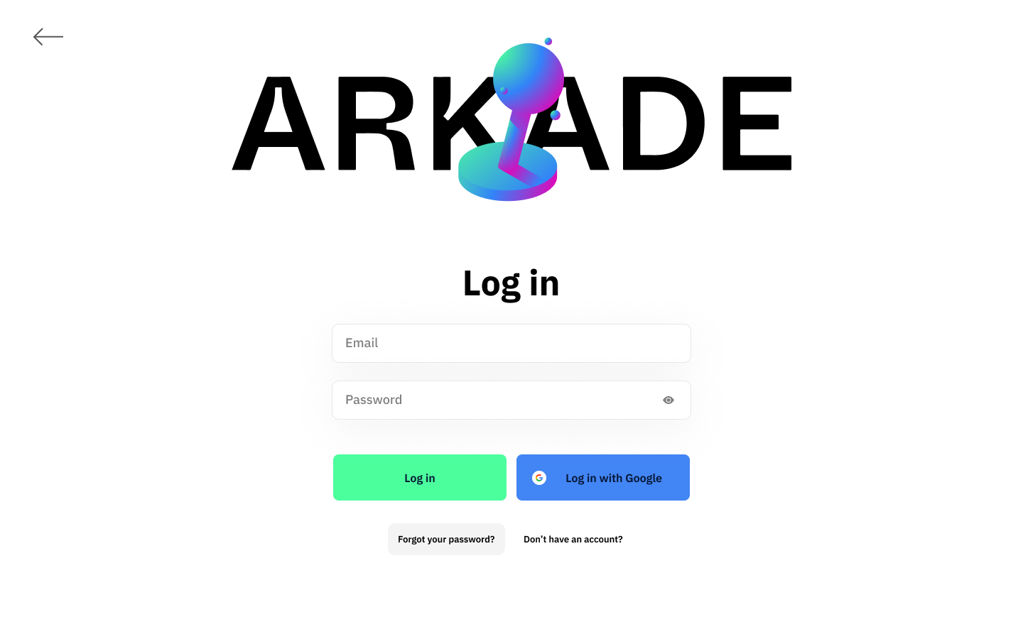 ARKADE Game purchase store by jonathan johnson on Dribbble