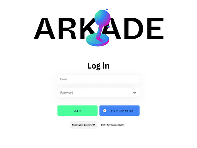 ARKADE Game purchase store design e commerce game product design