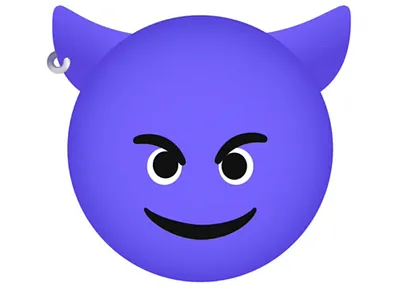 EVIL EMOJI adobe animation app ux ui colors design evil emoji ill geometric gradient graphic design illustration illustrator motion graphics ui