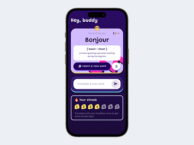 Language Buddies app bank app design mobile product design ui uiux uxdesign