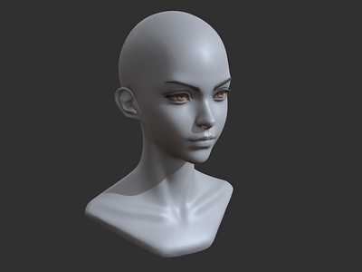 (FREE PRODUCT) Stylized Anime Female Head 3D Model 3d 3d model anime female head anime female head 3d model anime head anime head 3d model cartoon head cartoon head 3d model female anime head female anime head 3d model female head female head 3d model free free 3d model free product graphic design head 3d model motion graphics stylized head stylized head 3d model