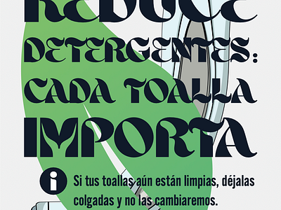 Posters de campaña para un Hotel Ecológico: Dynamic Green graphic design