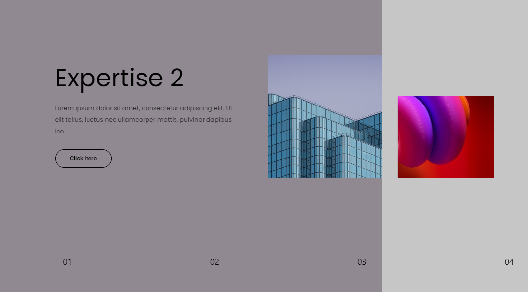 Scrolling Content Slider For Website... 3d animation branding development elementor ui website website animation website make wordpress