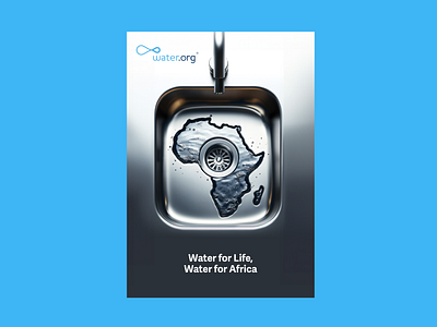 PUBLICITY - WATER.ORG africa branding design graphic design icon identity illustration life logo marks publicity symbol ui water