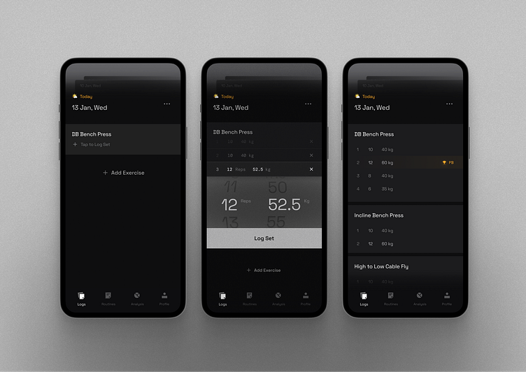 Workout Tracking App by Somil Singh on Dribbble