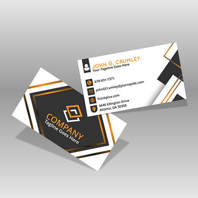Creative & Modern Business Card Template branding business business card design card graphic design template visiting visiting card