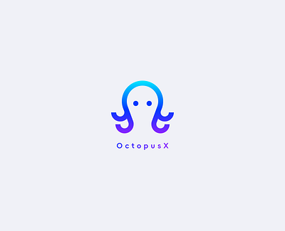 Logo Design-OctopusX branding design graphic design illustration logo moblie smart ui web