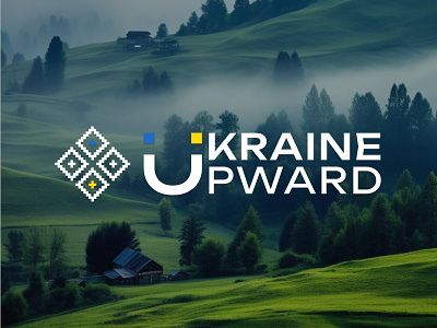 Logotype for Association of Ukrainians in Switzerland brand identity branding design graphic graphic design logo print