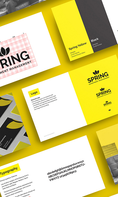 Spring - Brand Guidelines brand guidelines branding design strategy