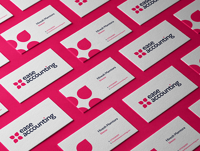 Branding & Print Design for Ease Accounting accounting branding business card ease print