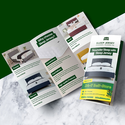 Brochure Design & Print bedding brochure marketing print trifold