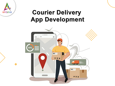 Best Courier Delivery App Development Company in Noida, India | animation branding graphic design logo motion graphics ui