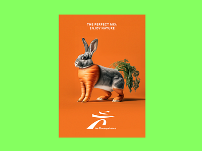 PUBLICITY - LES MOUSQUETAIRES branding design graphic design icon identity illustration logo marks publicity rabbit symbol ui