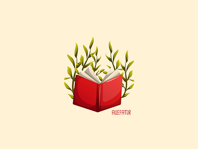 Book Plant book illustration