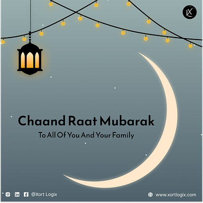 Chand Raat Post branding chaand raat post graphic design motion graphics social media post ui ux web design