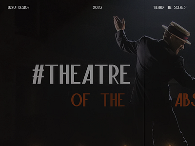 Theatre Of The Absurd | UI-Design | Website Concept branding concept figma interface land landing page theatre ui ux web design