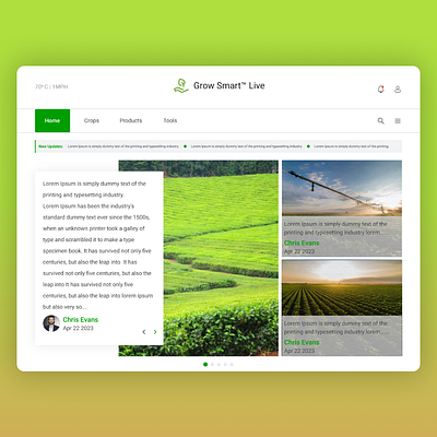 Landing page concept | Light mode agriculture landing page light mode ui ui ux ux website