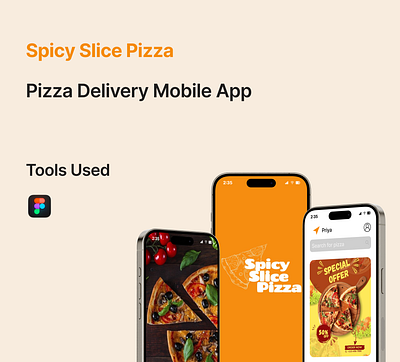 Pizza Delivery App UI Design mobile app ui ux