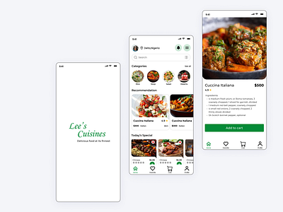 Resturant food mobile application logo ui