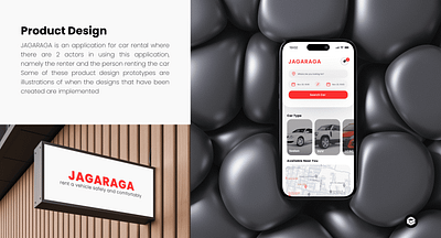 JAGARAGA 3d branding design ios iphone logo mobile product prototype ui