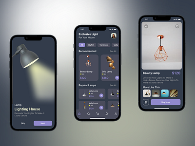 Lamp Selling App app app design design ui uiux website website design