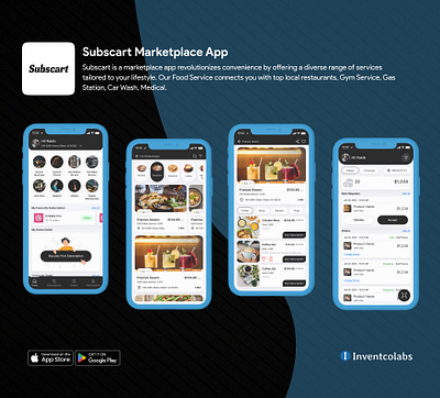 Subscart Marketplace App appdevelopment graphicdesign mobileapp