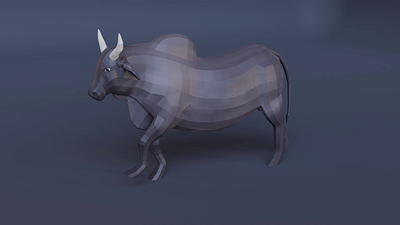OX (Animation) 3d 3d modeling animal animation blender design game game design lighting render rigging texture paint walk animation