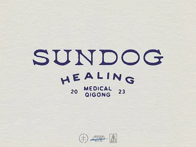 Sundog Healing Wordmark brand design brand identity branding branding design font hand drawn hand lettering identity design lettering logo logo design logotype minimal simple type typeface typography vintage visual identity wordmark