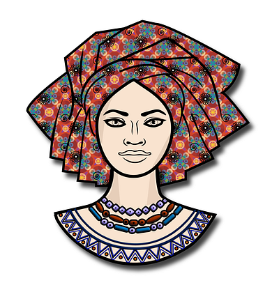 African woman vector illustration design graphic design illustration vector
