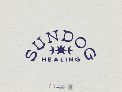 Sundog Healing Alternative Wordmark brand design brand identity branding branding design font hand drawn identity design lettering logo logo design logotype minimal minimalist logo simple type typeface typography vintage visual identity wordmark