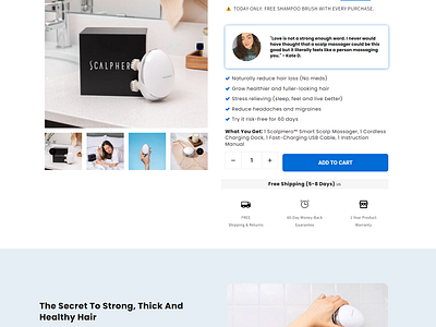 Shopify Product Page/Landing Page Design branding design dropshipping store ecommerce website gempages landing page one product store pagefly product landing page shogun shopify shopify expert shopify landing page shopify one product store shopify product page shopify store shopify website ui