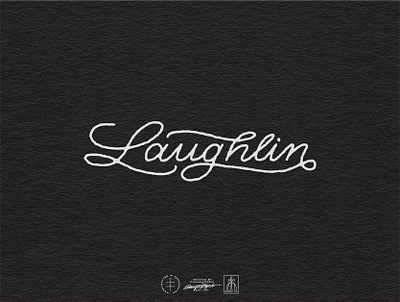 Laughlin Leather Co. Wordmark brand design brand identity branding branding design classic hand drawn hand lettering identity design lettering logo logo design logotype minimal script type typographic typography vintage visual identity wordmark