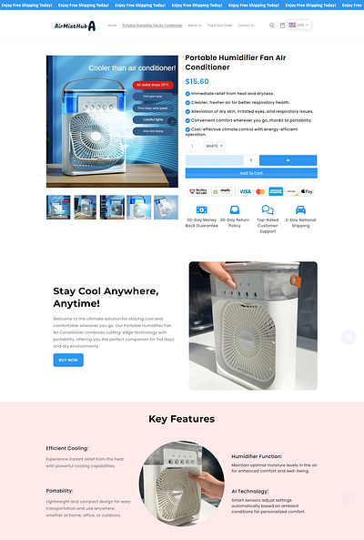 Shopify Product Page/Landing Page Design dropshipping store ecommerce website gempages one product store pagefly product landing page shogun shopify shopify expert shopify landing page shopify product page shopify store shopify website