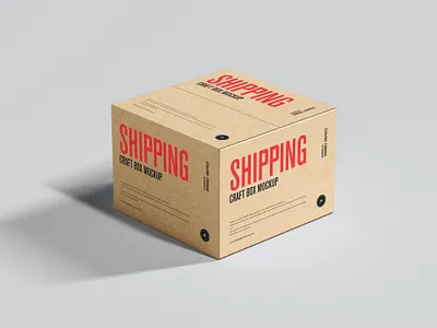 Free Craft Box Mockup box mockup