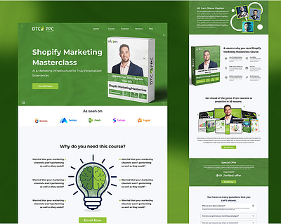 Shopify Website one product store shopify shopify expert shopify store