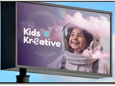 Kids Kreative branding children education graphic design kids logo play