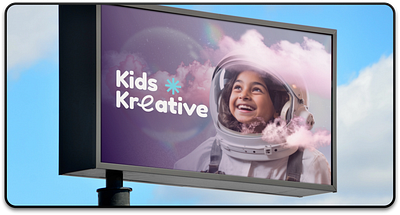 Kids Kreative branding children education graphic design kids logo play