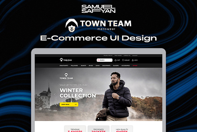 Town Team E-Commerce Website UI Design design figma interface design ui uiux user experience design ux web design