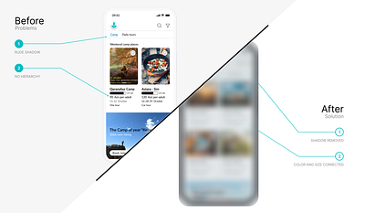CampGlobe App Redesign appdesign appdesigner designer mobiledesign redesign ui uidesigner uiinspiration uiux uxdesigner