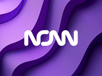 Nomi ai branding log logotype purple wordmark