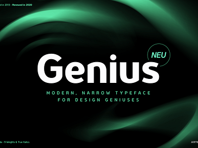 Genius branding clean design font font family fonts geometric graphic design logo logo design poster poster design sans serif type type design typography